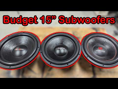 The best Budget 15" Subwoofer on Amazon in 2024?