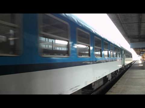 Odjezd vlaku Os 7054 (ČD 363.064) - Most, 2. 3. 2013