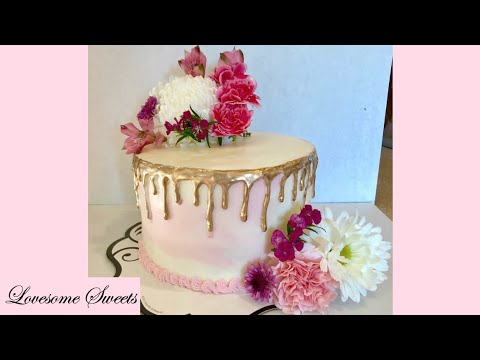 download lagu mp3 mp4 Gold Drip Cake With Flowers, download lagu Gold Drip Cake With Flowers gratis, unduh video klip Gold Drip Cake With Flowers