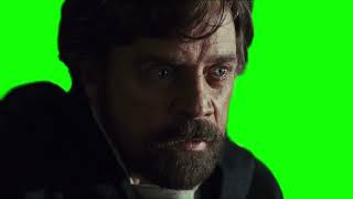 Luke Skywalker "no one's ever really gone" green screen