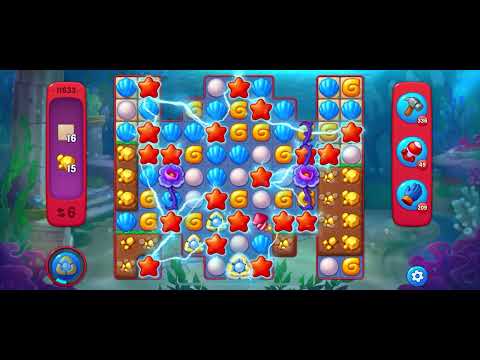 Fishdom Hard level 11633 no boosters フィッシュダム ハード