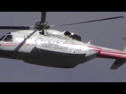 good Martinair cargo Boeing 747 & Turkey helicopter near Stansted 6oct16 1121am