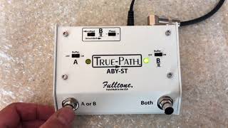 Video thumbnail for Fulltone Custom Shop ABY-ST USA Demo by TC Music Enterprise