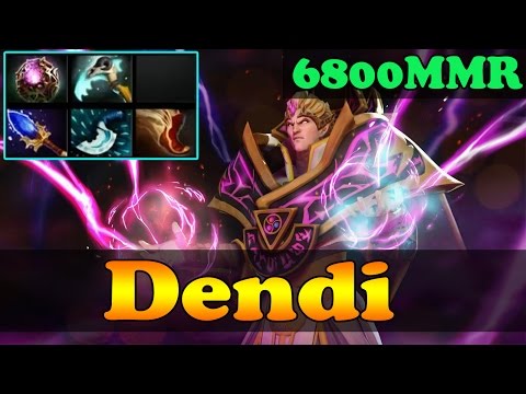 Dota 2 - Dendi 6800 MMR Plays Invoker Vol 4 - Ranked Match Gameplay