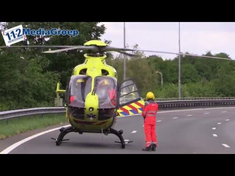 14 mei 2016 Vrouw gewond na ongeval op de A27 bij Rijnsweerd Utrecht