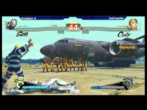 Irish Evo Qualifier 2012 SSF4AE2012 Ladnopoka Cody vs Problem X Seth