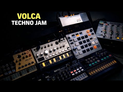 Raw Hardware Techno Jam | Korg Volca Kick, Bass & Beats + KO II (Live Freestyle)