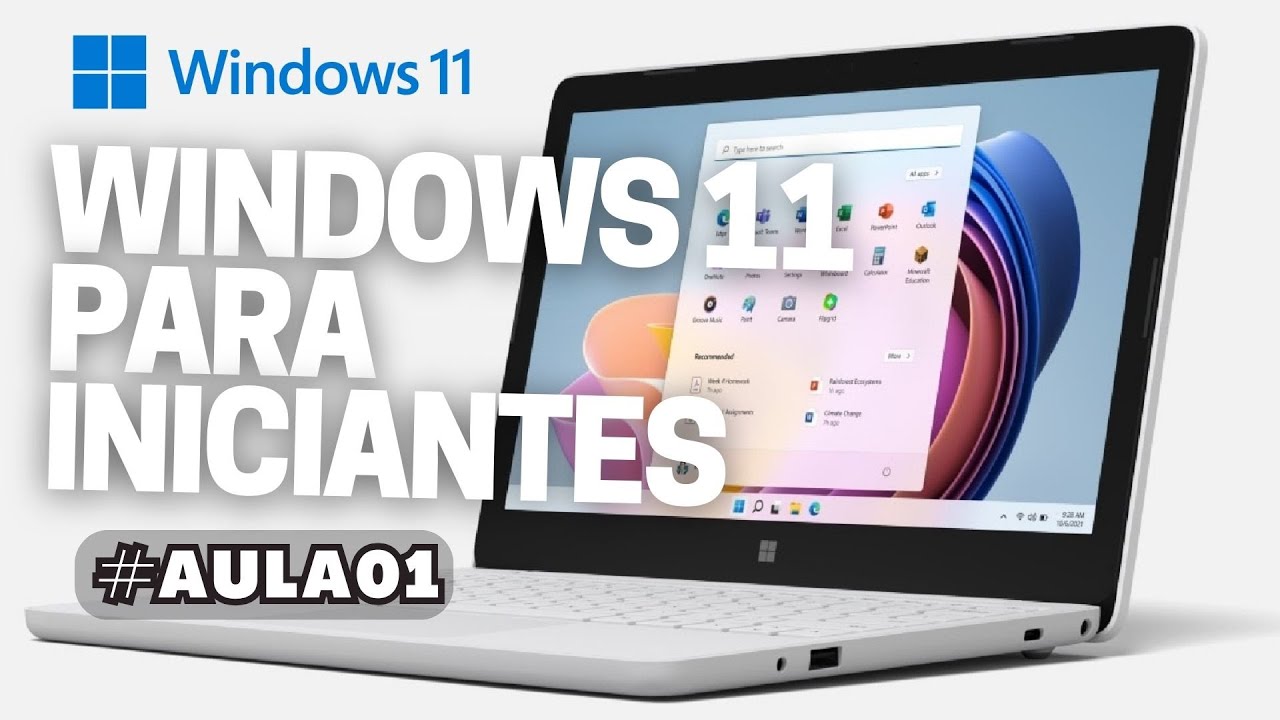 WINDOWS 11 INICIANTE #aula01 | CONHECENDO A DESKTOP E BARRA DE TAREFAS DO SISTEMA OPERACIONAL