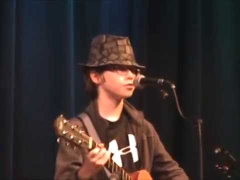 12 yr old Rocker-Chris United-Plays 1 Neil Young and 1 Jon Bon Jovi Tune at The Towne Crier