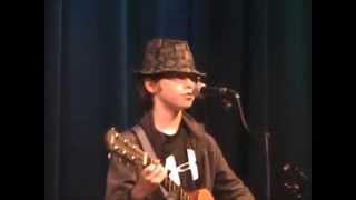 12 yr old Rocker-Chris United-Plays 1 Neil Young and 1 Jon Bon Jovi Tune at The Towne Crier