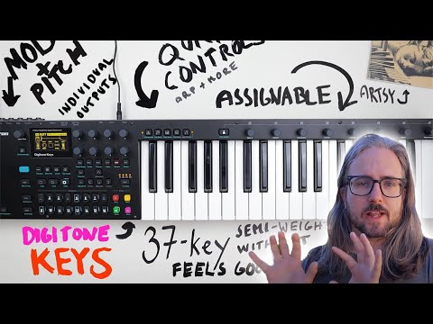 Weird design BUT great sound & functionality // Digitone Keys Review & Music Demos