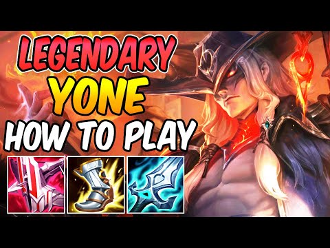 HOW TO PLAY YONE MID | Best Build & Runes | LEGENDARY HIGH NOON YONE GUIDE | League of Legends