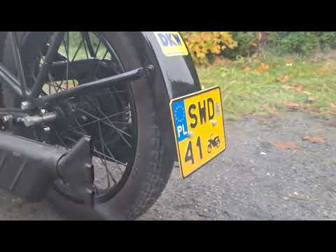 DKW S500 starting a cold engine