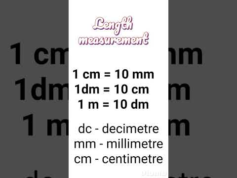 measurement in length | cm , dm , mm , m 🤔