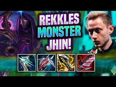 REKKLES IS A MONSTER WITH JHIN! - G2 Rekkles Plays Jhin ADC vs Ezreal! | Patch 11.22
