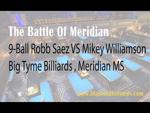 The Battle Of Meridian 9 Ball Robb Saez VS John Reese  Big Tyme Billiards MS