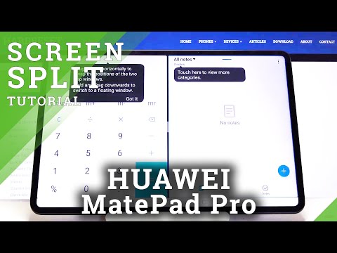 How to Split Screen in HUAWEI MatePad Pro – Create Double Screen