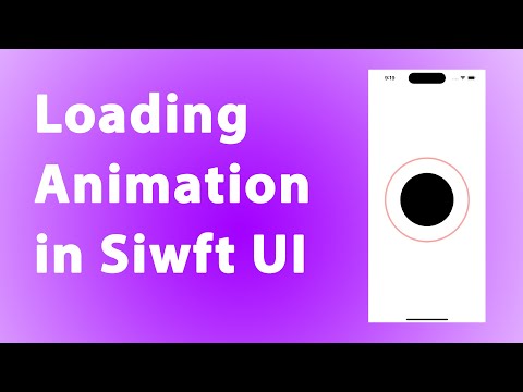 How to create a custom loading animation in SwiftUI and iOS