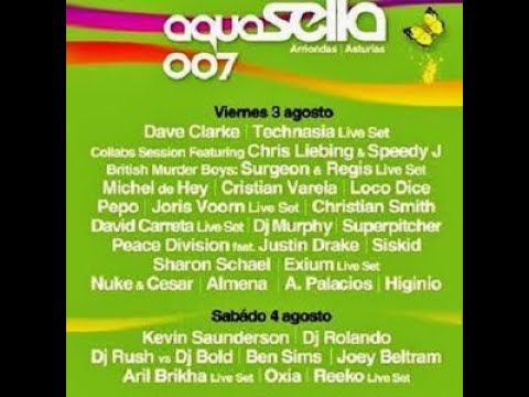 BRITISH MURDER BOYS. AQUASELLA FESTIVAL 3 Y 4 /08/2007. ONLYTEKNO COLLECTION 627