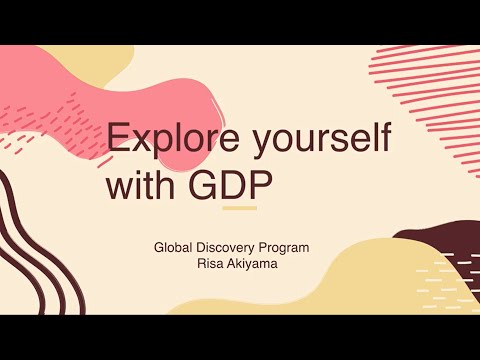 GDP PR video by students 7