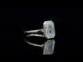 Bezel Solitaire Diamond Engagement Ring