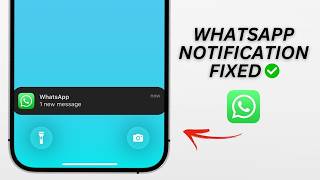 Whatsapp Notification Not Showing On iPhone Fixed!