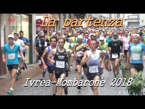 Corsa in montagna Ivrea - Mombarone 2018 - La partenza
