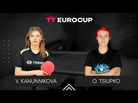 09:30 Vasylysa Kanunnikova - Oleksandra Tsiupko 27.09.2024 TT Euro.Cup Women Ukraine Star. TABLE 4