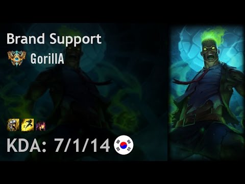 Brand Support vs Lulu - GorillA - KR Challenger Patch 7.8