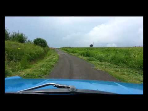 II Classicauto Rajd Magurski załoga Artur Wierdak i Wiesław Dudka Fiat 125 onboard