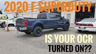 2020 FORD Alumiduty | IS YOUR OCR FUNCTION TURNED ON????