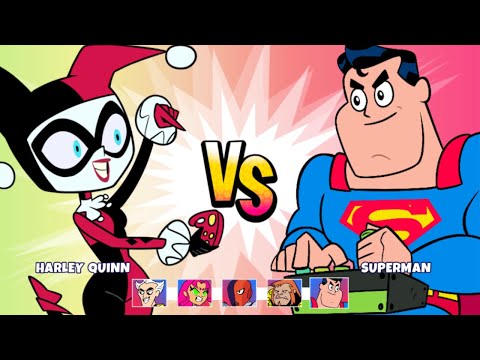 Teen Titans Go: Jump Jousts 2 - Harley Quinn Takes Her Harley-In-The-Box On The Road (CN Games)