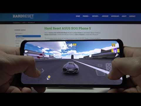 Extreme Car Driving Simulator Efficiency Test on ASUS ROG Phone 5 – Gameplay | 144Hz
