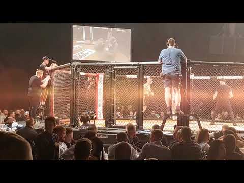 Ricardo Franco vs Dan Hunter. Sat. 4th Dec. 21. Caged Steel 27, Doncaster Dome.