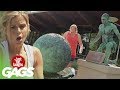Statue Crushes Crying Baby Prank