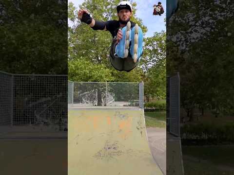 Wladi is rocking the mini ramp with his POWERSLIDE Storm Nicoly Pro 80!