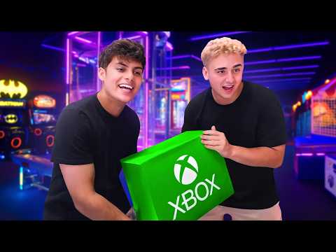 Locked In An Arcade Until We Win A Xbox!