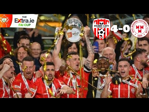 Derry demolish Shelbourne in the fai cup final (Matchday vlog)