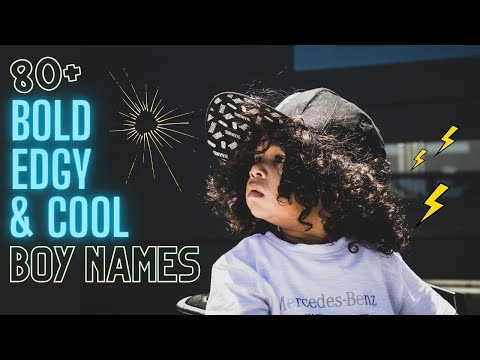 80 BOLD, EDGY & COOL BOY NAMES (1-2 Syllable Names) | Unique Baby Boy Name List!
