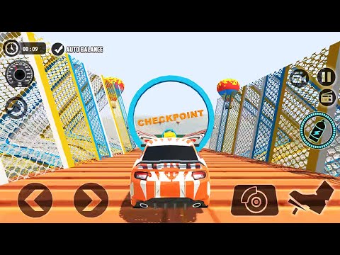 Impossible Car Stunt Driver Games LV 1 7 V4 2022 - Mega Ramp Mode / Android GamePlay