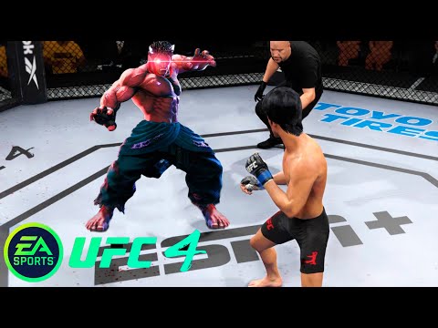 UFC4 Bruce Lee vs Hell Boy EA Sports UFC 4 - Epic Fight