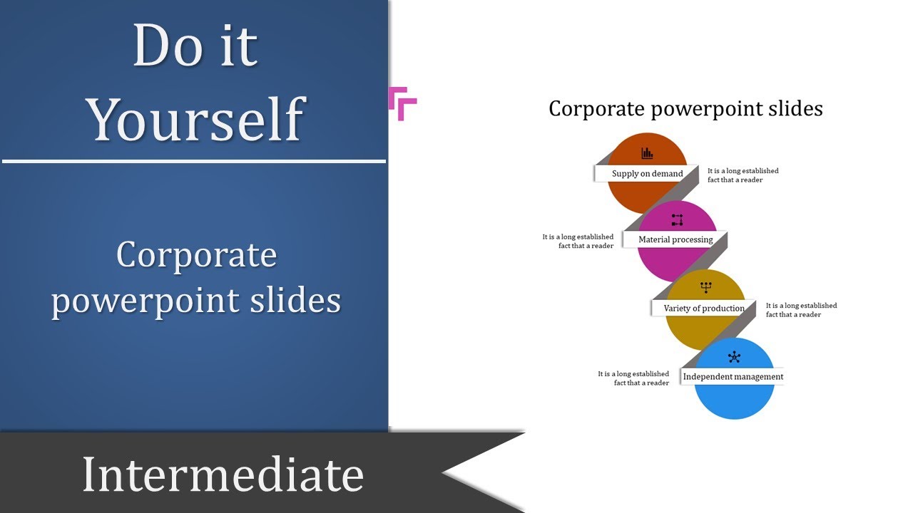 How to make a corporate PowerPoint presentation