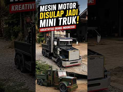 MESIN MOTOR Disulap Jadi MINI TRUK! Kreativitas Orang Indonesia Memang Keren #viral #facts #unik
