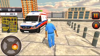 AMBULANCE EMERGENCY Rescue Driving Simulator #2 - Ambulance CAR GAME - Android Gameplay