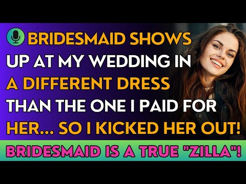 Bridesmaid shows up at my WEDDING in a DIFFERENT dress than the one I PAID for!