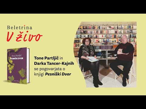 Naslovnica: Beletrina v živo: Tone Partljič: Pesniški Dvor