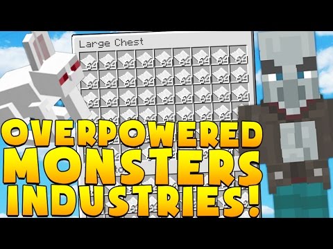 BEST RUSH OVERPOWERED Minecraft MONSTERS INDUSTRIES 2.0 - EPIC SECRET UPDATED MAP | JeromeASF