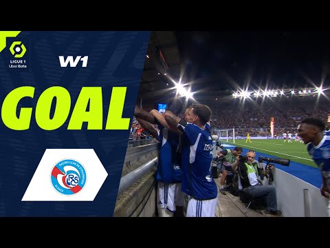 Goal Jean-Ricner BELLEGARDE (63' - RCSA) RC STRASBOURG ALSACE - OLYMPIQUE LYONNAIS (2-1) 23/24