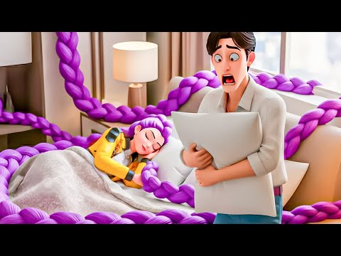 RUMI'S MAGIC LONG HAIR DISTURBS JINU'S SLEEP - “GOLDEN” HUNTR/X | KPOP Demon Hunters