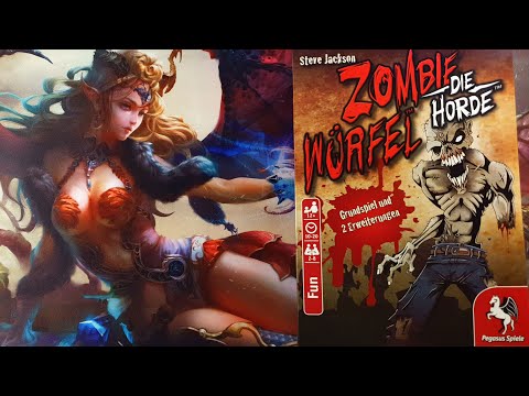 Unboxing Brettspiel - Zombie Würfel - Die Horde Edition - DoffazukisDeckbauDungeon